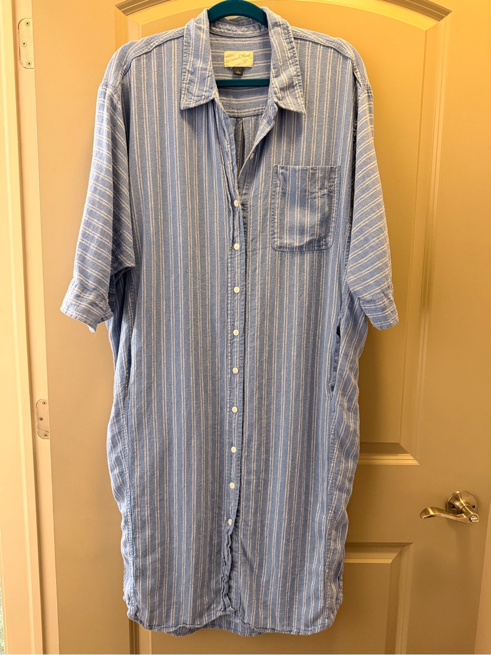 Striped Shirt Dress